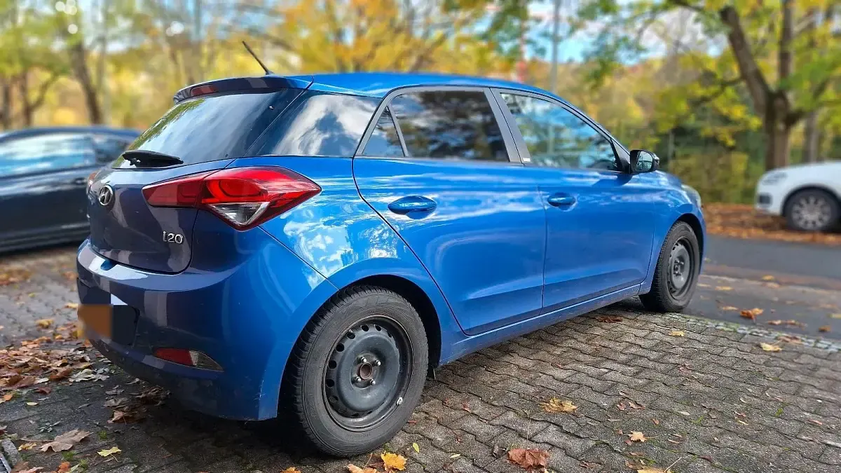 Gebraucht Hyundai i20 Turbo 101 PS (74 kW) 2018 Blau Kleinwagen