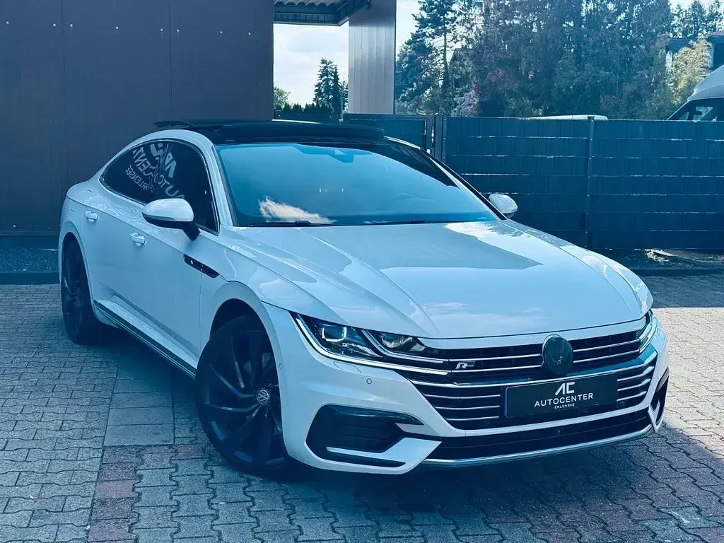 Gebraucht VW Arteon R-line 239 PS (175 kW) 2018 Weiß Kleinwagen