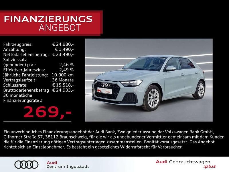 Pfeilgrau perleffekt Gebraucht 2025 Audi A1 Sportback Advanced Kleinwagen | 24.980 € (Fairer Preis) - Bild 1/3