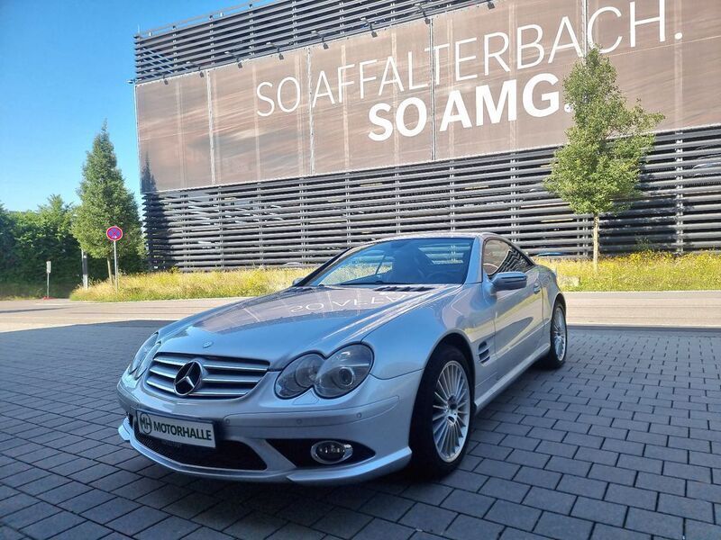 Silber Gebraucht 2007 Mercedes SL500 AMG line Cabrio | 25.200 € (Superpreis) - Bild 1/4