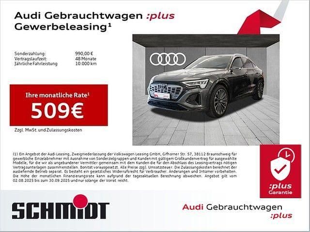 Daytonagrau perleffekt Gebraucht 2024 Audi Q8 e-tron S-Line SUV | 62.840 € (Teuer) - Bild 1/3