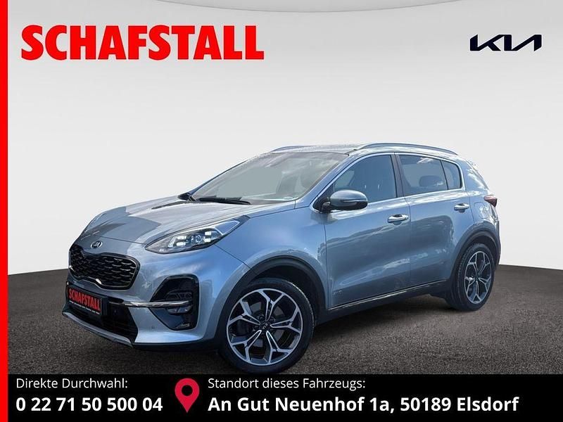 Silber ((css) lunarsilber met.) Gebraucht 2021 Kia Sportage 3 SUV | 25.979 € (Fairer Preis) - Bild 1/3