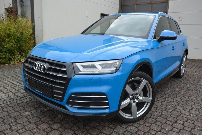 Blau Gebraucht 2020 Audi Q5 S-Line SUV | 33.900 € (Superpreis) - Bild 1/4