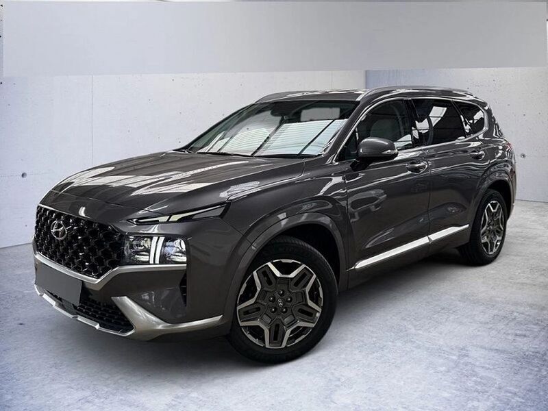 Grau Gebraucht 2023 Hyundai Santa Fe Signature SUV | 46.989 € (Etwas zu teuer) - Bild 1/4