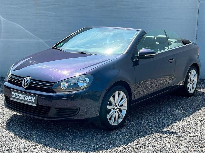 Violett Gebraucht 2013 VW Golf Cabriolet Exclusive Cabrio | 9.700 € (Fairer Preis) - Bild 1/4