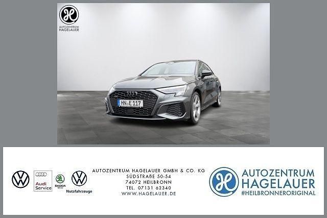 Grau Gebraucht 2023 Audi A3 S-Line Limousine | 42.287 € - Bild 1/4