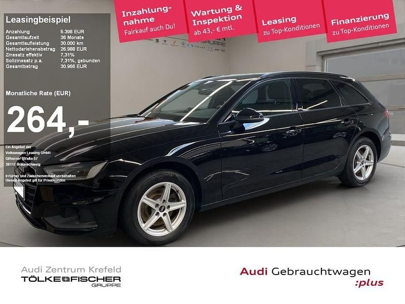 Brillantschwarz Gebraucht 2022 Audi A4 Advanced Kombi | 26.988 € (Guter Preis) - Bild 1/4