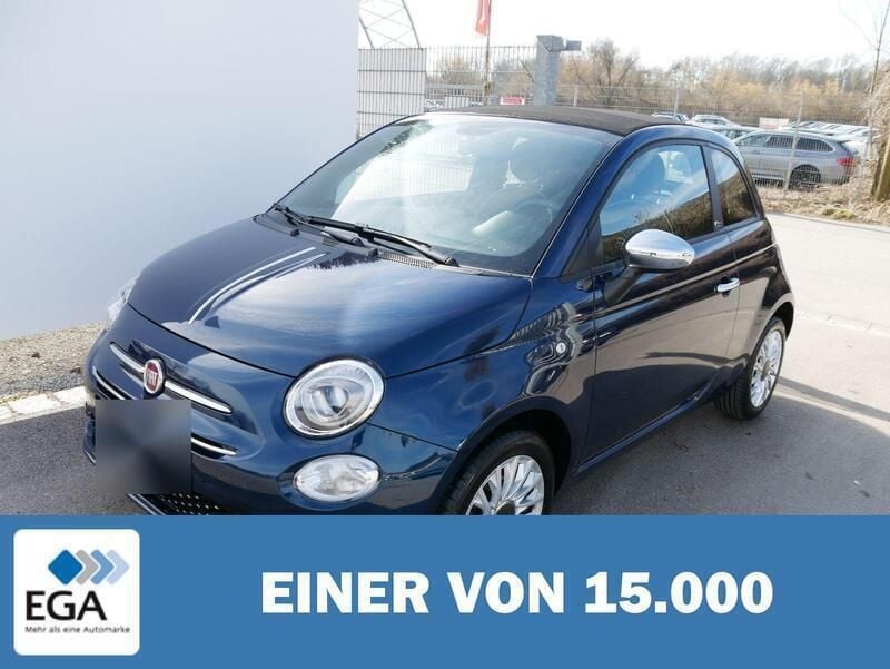 Blau metallic Gebraucht 2020 Fiat 500C Lounge Cabrio | 15.440 € (Etwas zu teuer) - Bild 1/4