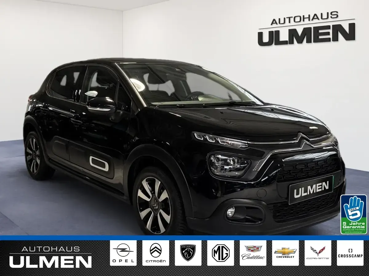 Gebraucht Citroën C3 Shine 110 PS (80 kW) 2023 Schwarz Kleinwagen