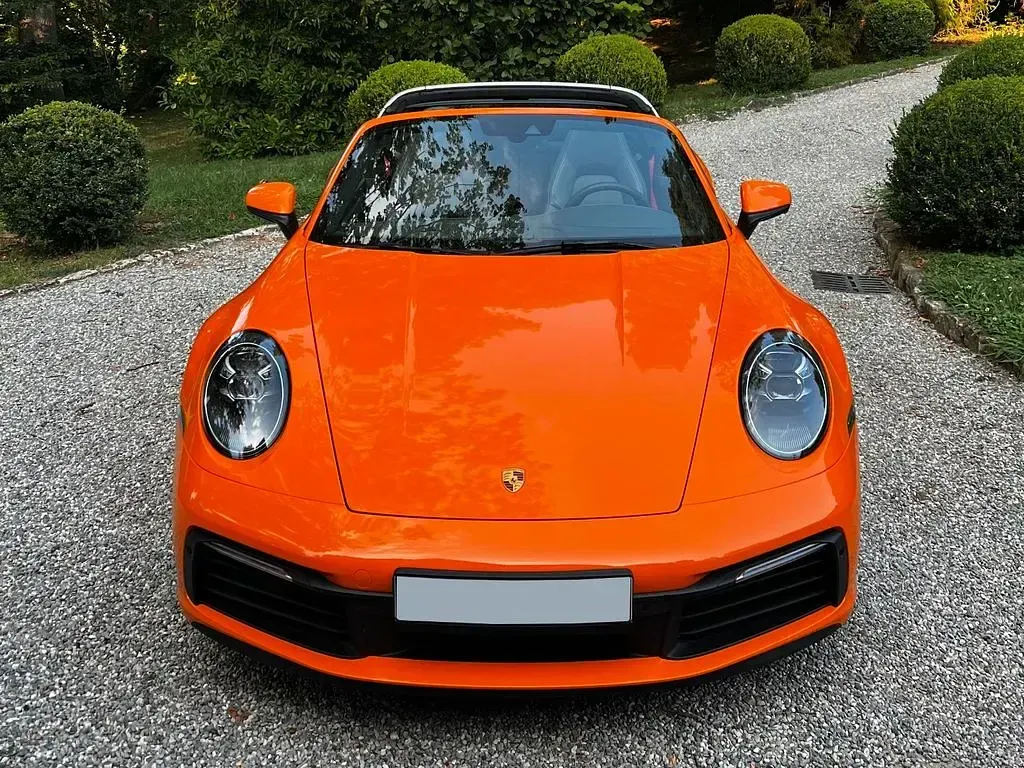 Gebraucht Porsche 911 Targa 4S Chrono 450 PS (330 kW) 2021 Orange Cabrio