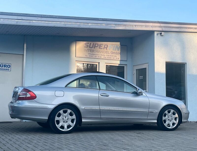 Gebraucht Mercedes CLK200 Elegance 163 PS (119 kW) 2003 Silber Coupé
