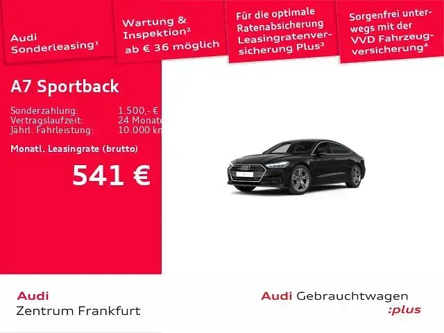 Gebraucht Audi A7 S-Line 340 PS (250 kW) 2023 Schwarz Limousine