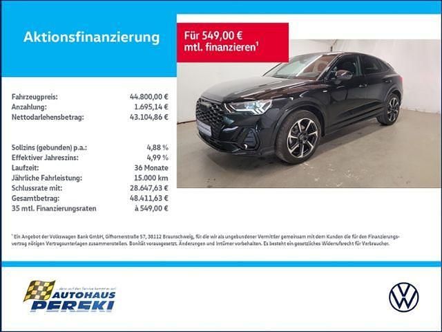 Schwarz Gebraucht 2024 Audi Q3 Sportback S-Line SUV | 44.800 € (Teuer) - Bild 1/4