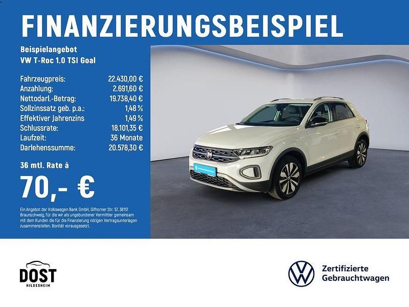 Gebraucht VW T-Roc Goal 116 PS (85 kW) 2025 Weiß SUV