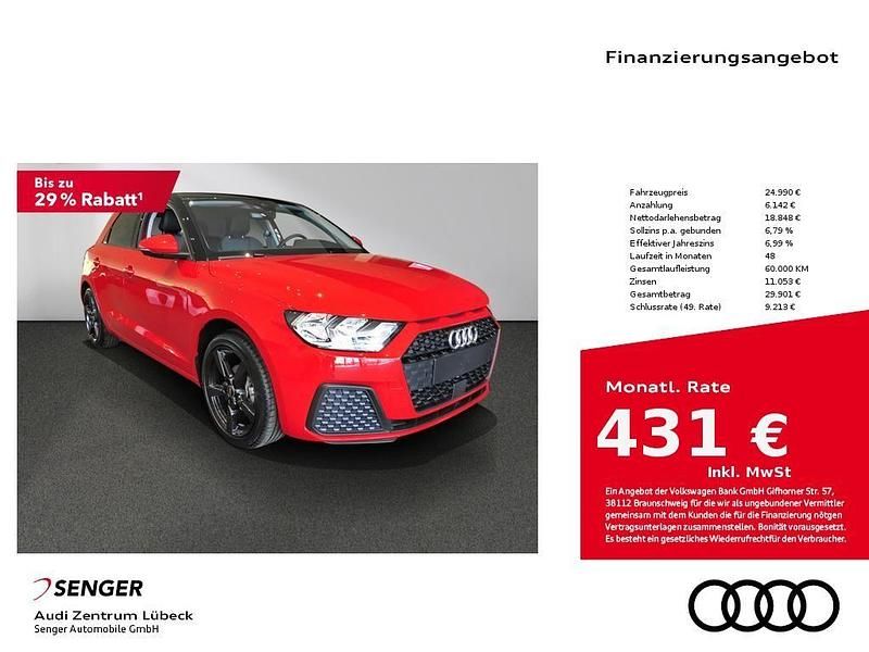Rot Neu 2025 Audi A1 Sportback Sport Kleinwagen | 24.990 € (Guter Preis) - Bild 1/4
