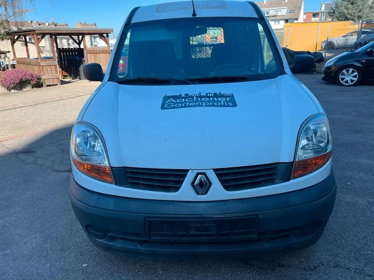 Gebraucht Renault Kangoo 75 PS (55 kW) 2007 Weiß Van / Kleinbus