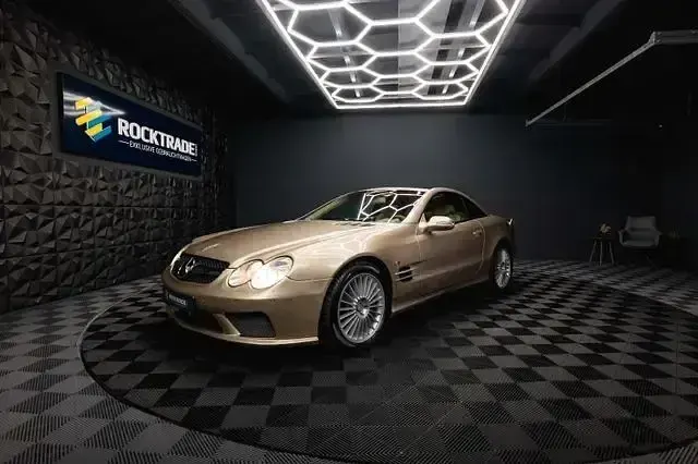 Gebraucht Mercedes SL500 AMG 306 PS (225 kW) 2002 Beige Cabrio