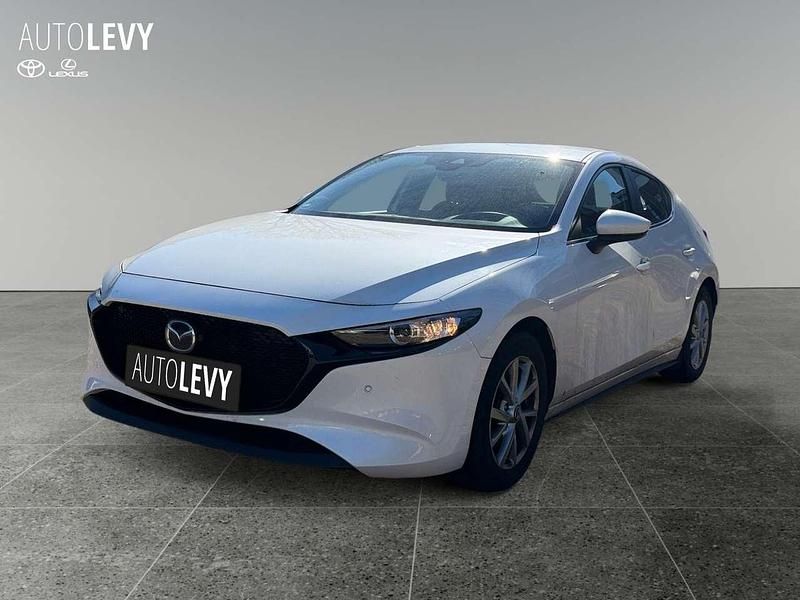 Gebraucht Mazda 3 Selection 122 PS (89 kW) 2021 Snowflake white pearl (metallic) Limousine