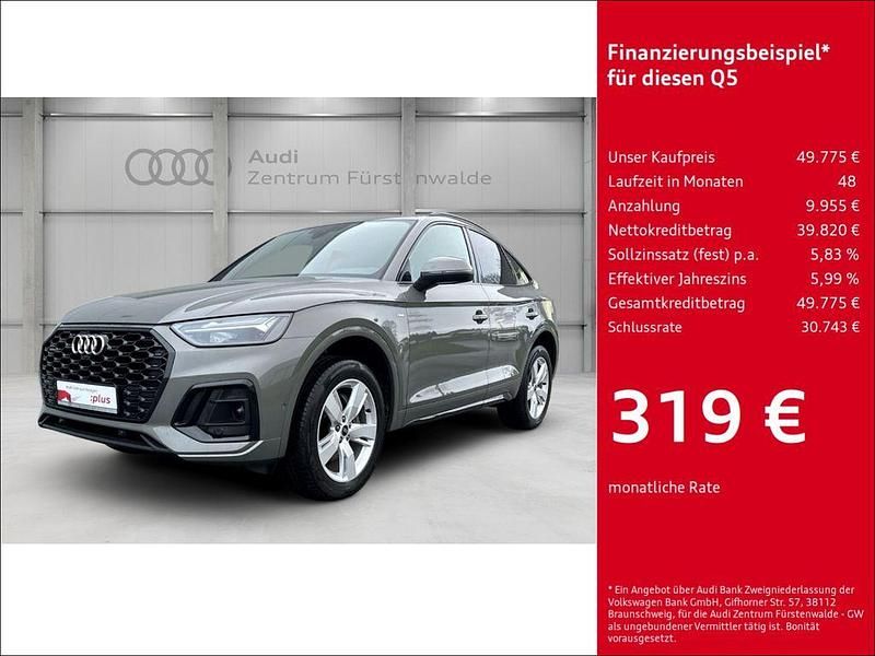 Grau Gebraucht 2024 Audi Q5 Sportback S-Line SUV | 49.775 € (Fairer Preis) - Bild 1/4