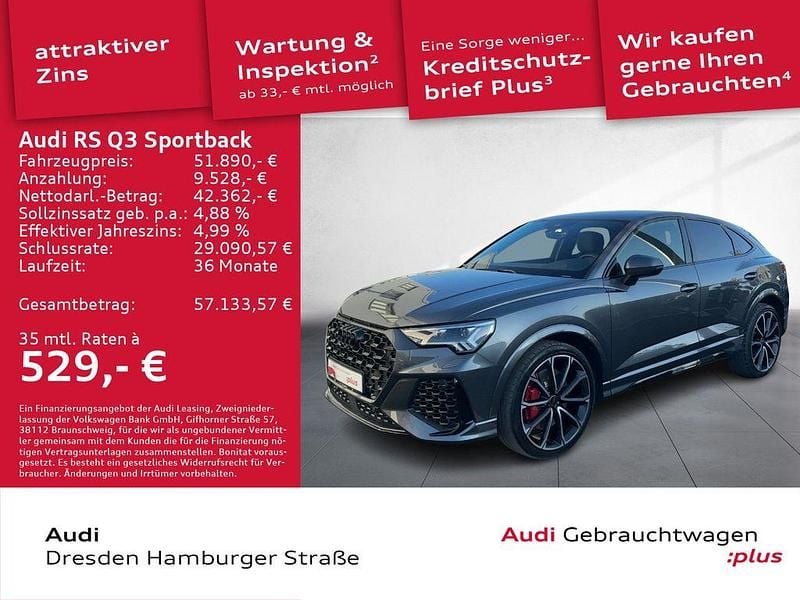 Gebraucht Audi RS Q3 Sportback Ambiente 400 PS (294 kW) 2022 Daytonagrau perleffekt SUV