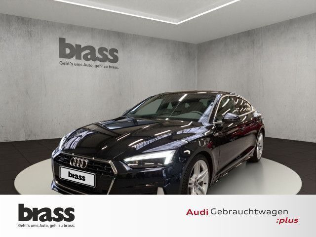 Mythosschwarz metallic Gebraucht 2024 Audi A5 Sportback Advanced Limousine | 46.900 € - Bild 1/4