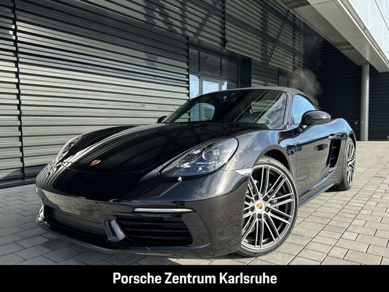 Gebraucht Porsche 718 Boxster 300 PS (220 kW) 2024 Tiefschwarzmetallic Cabrio