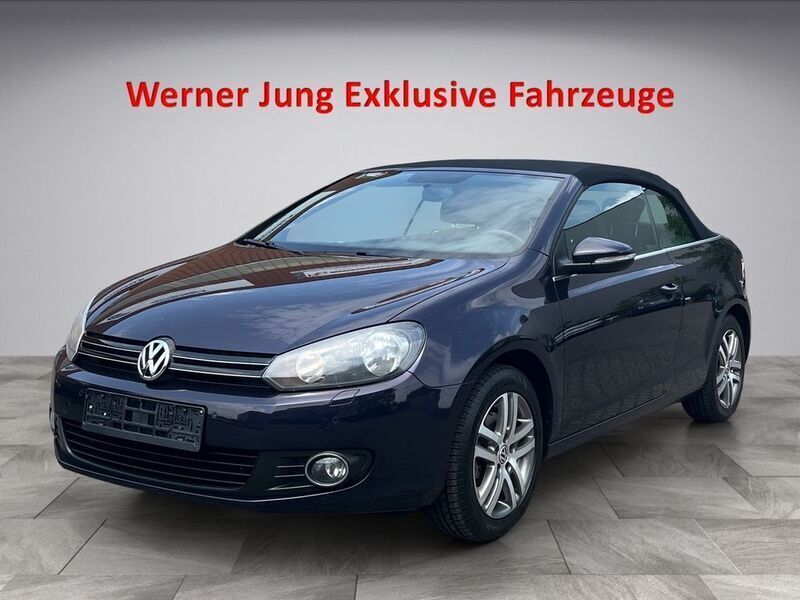 Violett Gebraucht 2012 VW Golf Cabriolet Life Cabrio | 10.999 € (Fairer Preis) - Bild 1/4