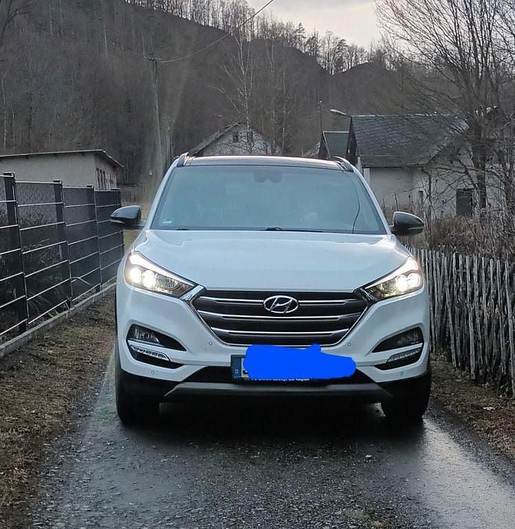 Gebraucht Hyundai Tucson Passion 177 PS (130 kW) 2018 Weiß SUV