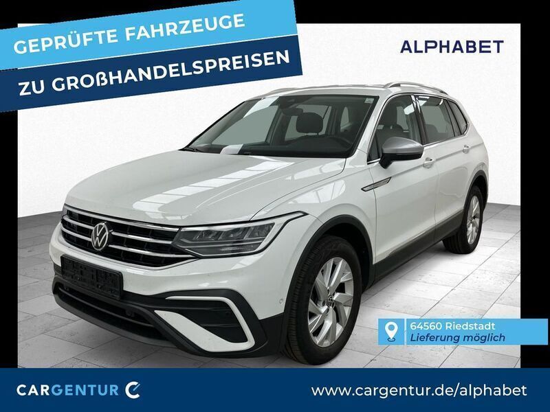 Pure white Gebraucht 2022 VW Tiguan Allspace Life SUV | 28.690 € (Guter Preis) - Bild 1/2