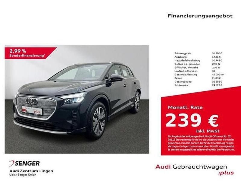 Gebraucht Audi Q4 e-tron Advanced 150 kW (204 PS) 2023 Mythosschwarz metallic SUV
