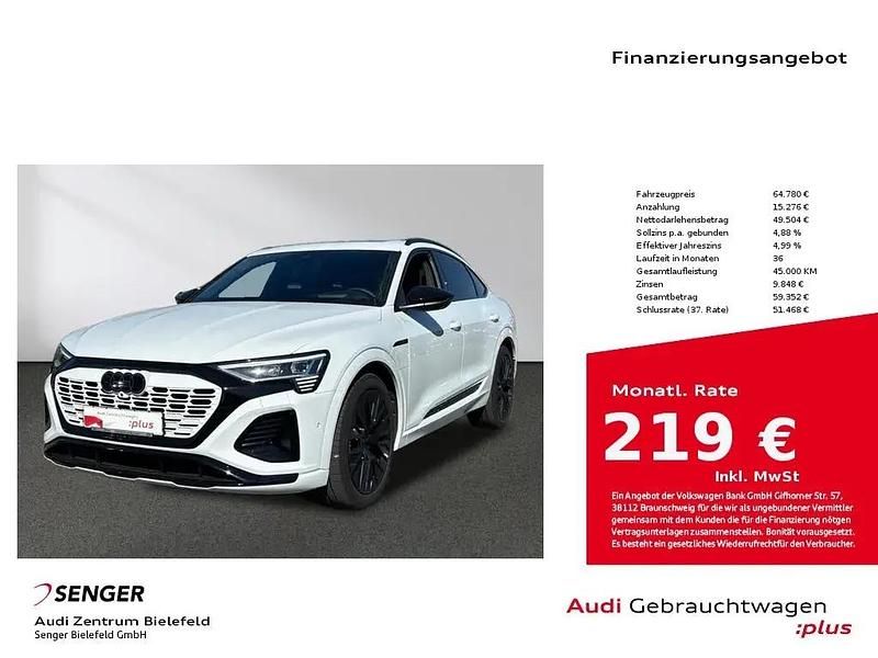 Weiß Gebraucht 2023 Audi Q8 e-tron S-Line SUV | 64.780 € (Etwas zu teuer) - Bild 1/1