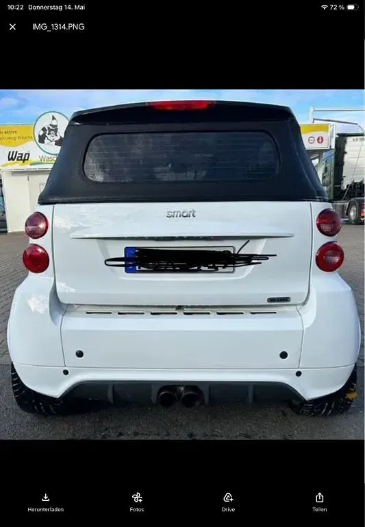 Gebraucht Smart ForTwo Cabrio Brabus Xclusive 102 PS (75 kW) 2014 Weiß Cabrio