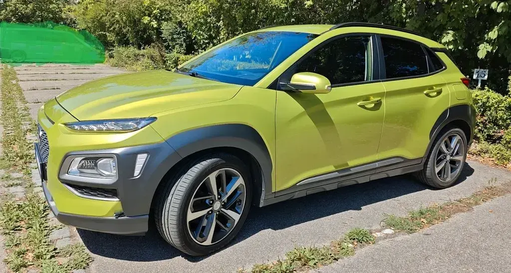 Gebraucht Hyundai Kona Premium 136 PS (100 kW) 2019 Grün SUV