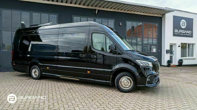 Schwarz metallic Gebraucht 2022 Mercedes Sprinter Luxury Van | 248.710 € - Bild 1/4