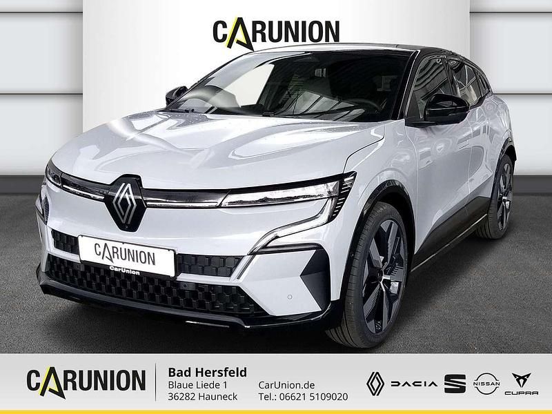 Rafalgrau, black pearlschwarz metallic Gebraucht 2024 Renault Megane E-Tech Techno Limousine | 32.490 € - Bild 1/4