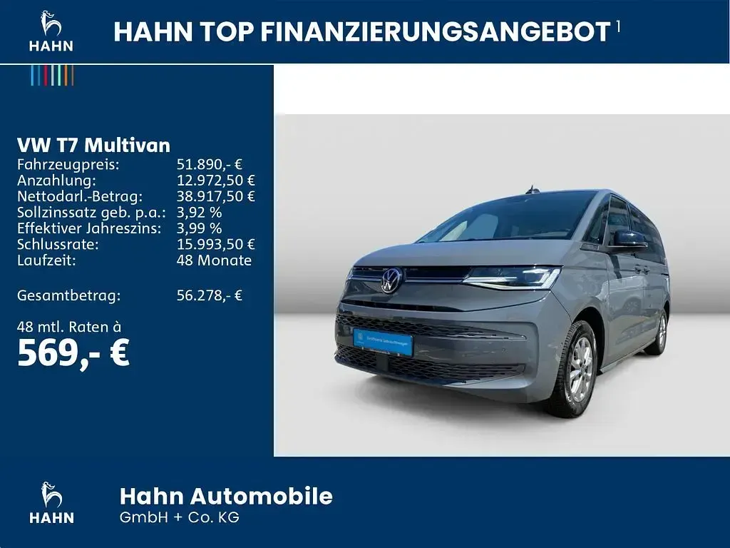 Gebraucht VW Multivan Goal 150 PS (110 kW) 2025 Grau Van / Kleinbus