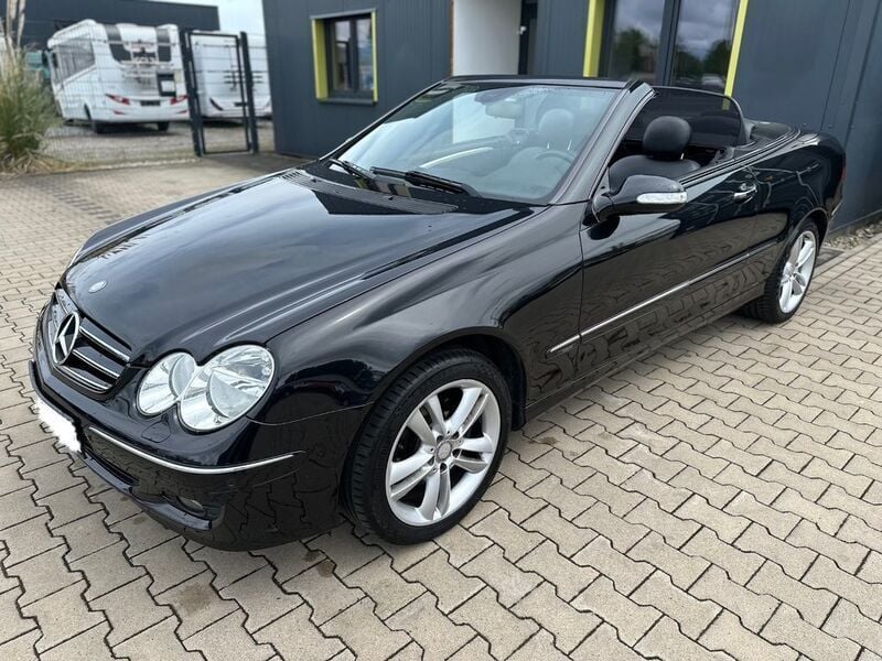 Schwarz Gebraucht 2008 Mercedes CLK200 Cabrio | 6.680 € (Fairer Preis) - Bild 1/4