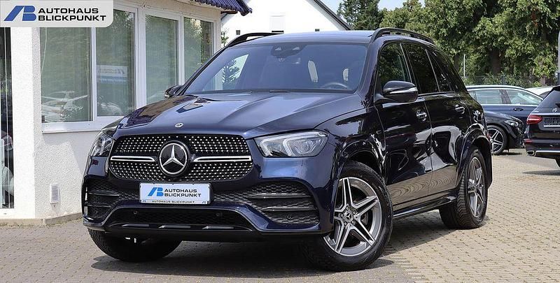 Blau Gebraucht 2021 Mercedes GLE350 AMG SUV | 58.840 € (Fairer Preis) - Bild 1/4