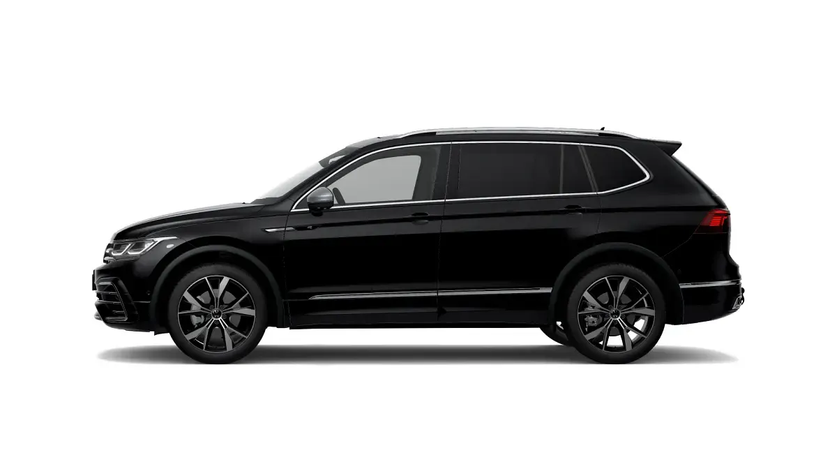 Gebraucht VW Tiguan Allspace R-line 245 PS (180 kW) 2023 Deep black perleffekt (schwarz) SUV