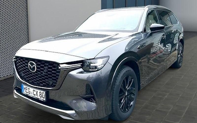 Grau Gebraucht 2024 Mazda CX-80 Homura-Line SUV | 56.990 € (Fairer Preis) - Bild 1/4