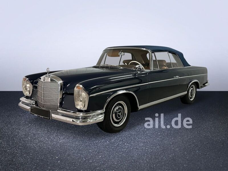 Blau Gebraucht 1963 Mercedes 220 SE Cabrio | 76.790 € - Bild 1/4