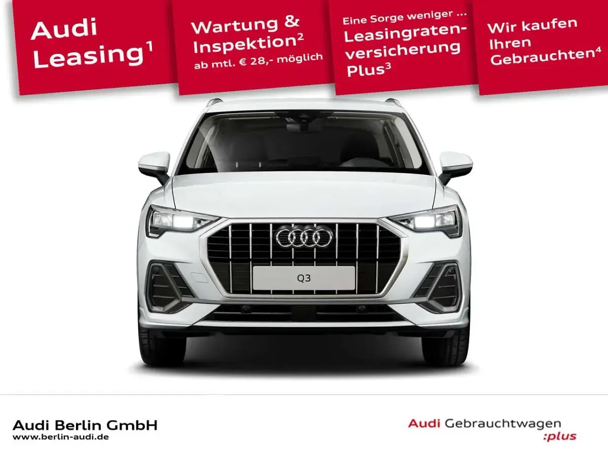 Gebraucht Audi Q3 Comfort 150 PS (110 kW) 2025 Gletscherweiß metallic SUV