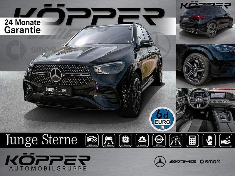 Obsidianschwarz Gebraucht 2024 Mercedes GLE350 Advanced Plus SUV | 88.888 € - Bild 1/4