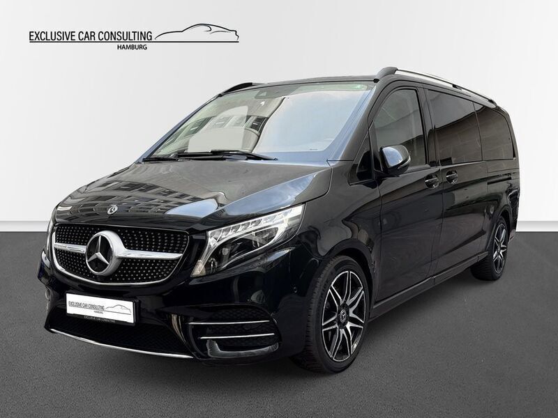 Gebraucht Mercedes V250 AMG line 190 PS (139 kW) 2022 Obsidianschwarz metallic Van / Kleinbus