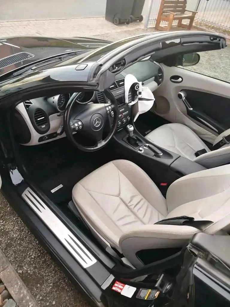Gebraucht Mercedes SLK200 163 PS (119 kW) 2005 Schwarz Cabrio