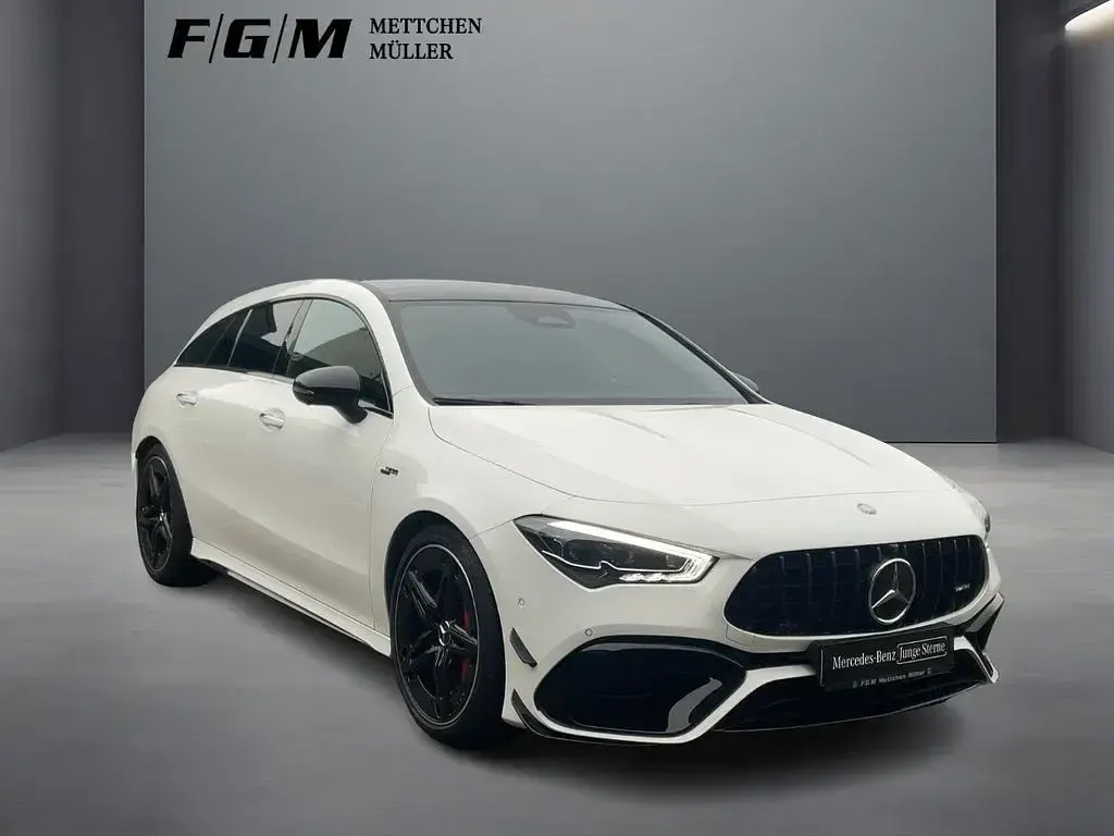 Gebraucht Mercedes CLA45 AMG AMG 421 PS (309 kW) 2024 Unilack polarweiß Coupé