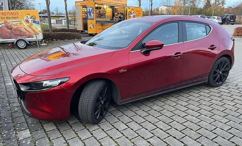 Gebraucht Mazda 3 Selection 122 PS (89 kW) 2021 Rot Kleinwagen