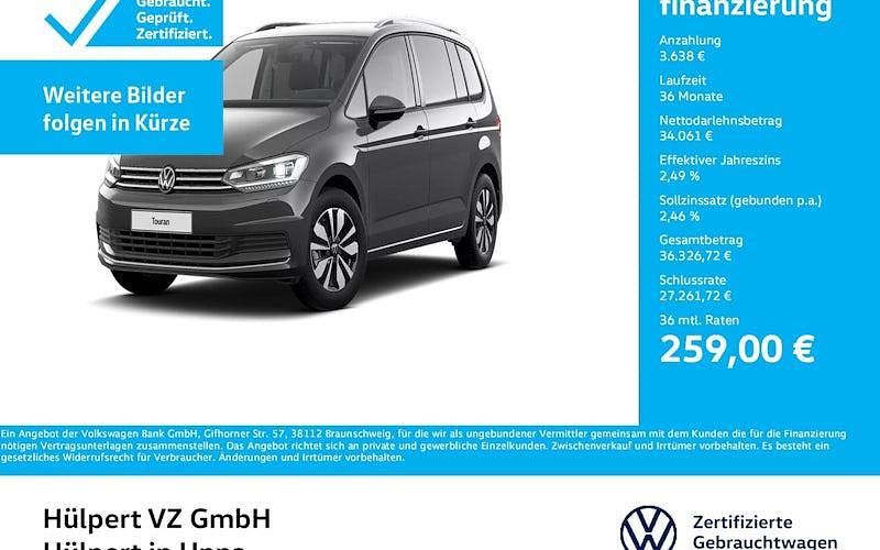 Uranograu Gebraucht 2024 VW Touran Move Van / Kleinbus | 37.443 € (Fairer Preis) - Bild 1/4