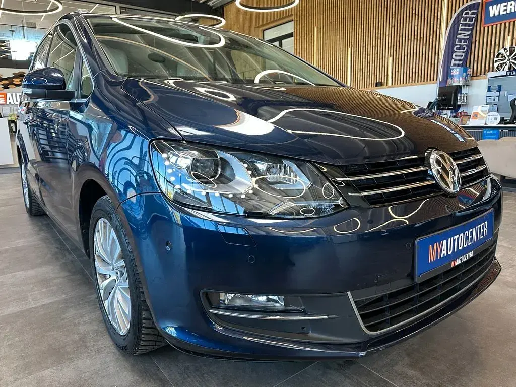 Brugt VW Sharan Highline 150 HK (110 kW) 2017 Grøn MPV