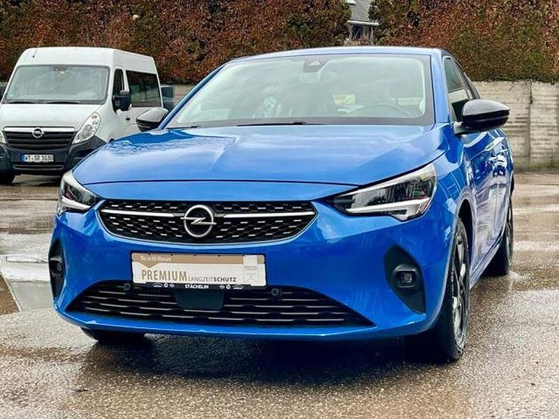 Gebraucht Opel Corsa Elegance 101 PS (74 kW) 2020 Perl blau/voltaik blau Kleinwagen